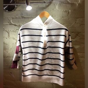 NEW! MRZ gorgeous double stripe sweater